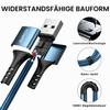 JMROY 1 m Braided Micro-USB Cable, Fast Charging, Army Blue view 4
