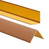 ProfiPVC Self-Adhesive PVC Angle Profile 50 x 50 mm, 130 cm, Amber view 1
