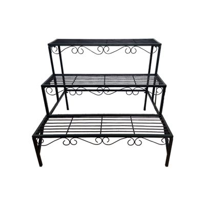 luckxuan 3-Tier Metal Plant Stand for Flower Pots and Succulents