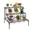 luckxuan 3-Tier Metal Plant Stand for Flower Pots and Succulents view 3
