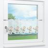 Plauener Spitze Rosenglück Café Curtain, 48.9 × 40 cm, Orange view 2