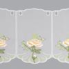 Plauener Spitze Rosenglück Café Curtain, 48.9 × 40 cm, Orange view 3