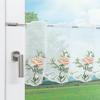 Plauener Spitze Rosenglück Café Curtain, 48.9 × 40 cm, Orange view 4