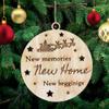 3-Piece Wooden Christmas Ornament Set for Our New Home view 4