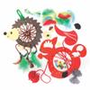 Baker Ross FE658 Woodland Animal Dream Catcher Craft Kit, 4-Pack, Medium view 1