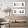 Bildershop-24 Monza White (Matte) Collage Picture Frame, 27 x 78 cm, 5 Mat Openings, 13 x 18 cm, Corn Yellow view 2