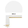 Bildershop-24 Monza White (Matte) Collage Picture Frame, 27 x 78 cm, 5 Mat Openings, 13 x 18 cm, Corn Yellow view 4