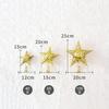 WNRLL Metal Glitter Star Christmas Tree Topper, 02, 20 cm view 2