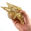 WNRLL Metal Glitter Star Christmas Tree Topper, 02, 20 cm view 4