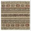 CASAVANI Cotton Tassel Rug, Hand-Block Printed, Handwoven, Washable, 8 x 10 ft (240 x 300 cm) view 1