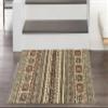 CASAVANI Cotton Tassel Rug, Hand-Block Printed, Handwoven, Washable, 8 x 10 ft (240 x 300 cm) view 2