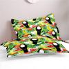 Hiseng 3D Toucan Print Bedding Set, 3-Piece Microfiber Duvet Cover Set, Red Watermelon, 180 x 220 cm view 4
