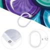 Shower Curtain, Mermaid Scales, Waterproof, Colorful, Fun, 182 x 182 cm view 4