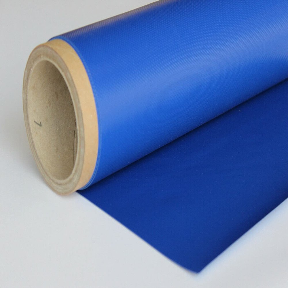 Truck Tarpaulin, PVC Cover, 700 g, Blue, Waterproof, UV-Resistant, Tear-Resistant (1.25 m x 25.00 m)