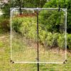 1 m x 3.1 m Transparent PVC Waterproof Tarp with Eyelets and Rope view 3
