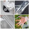 1 m x 3.1 m Transparent PVC Waterproof Tarp with Eyelets and Rope view 4