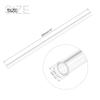 sourcing map Clear Rigid Polycarbonate Tube, 10 mm ID x 12 mm OD x 10 in view 2