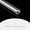 sourcing map Clear Rigid Polycarbonate Tube, 10 mm ID x 12 mm OD x 10 in view 3