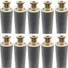 Poolzilla 18 in. Aluminum Tubes with Anchors for Pool Safety Covers, for Loose Soil or Pavers, Extra Long, 10-Pack view 1