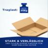 KK Verpackungen Shipping Cartons 350 x 250 x 100 mm, Brown, Single-Wall, 1,300 Pieces (Interior: 344 x 244 x 90 mm), KK138 view 4