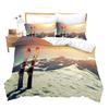 3-Piece Extreme Sports Duvet Cover Set, 220 x 240 cm, Ski Pattern view 1