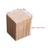 Zlovne 4-Pack Square Natural Wood Furniture Legs, 7 x 7 x 10 cm view 2