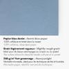 Clairefontaine 4-Pack A5 Drawing Pads, 15 Sheets, 250 g/m², Rough Denim-Blue Paper view 3
