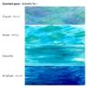 Clairefontaine 4-Pack A5 Drawing Pads, 15 Sheets, 250 g/m², Rough Denim-Blue Paper view 4