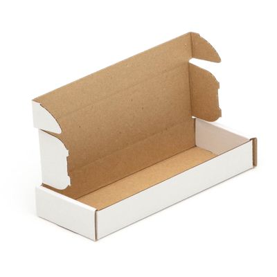 KK Verpackungen Folding Cartons 145 x 52 x 27 mm, White, 1-Wall (Outer Dimensions 155 x 57 x 32 mm) | 6,400 pcs
