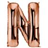 DekoRex Rose Gold Foil Balloon 40cm (Letter N) view 2