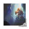 puzzleYOU: 2,000-Piece Puzzle, Oriental Dragon Sitting on a Gemstone, Fantasy Illustration view 2