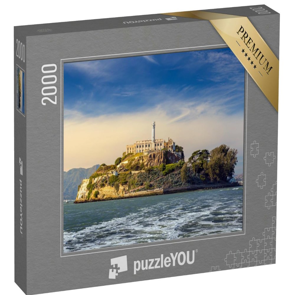 puzzleYOU: 2,000-Piece Alcatraz Island Puzzle, San Francisco, USA
