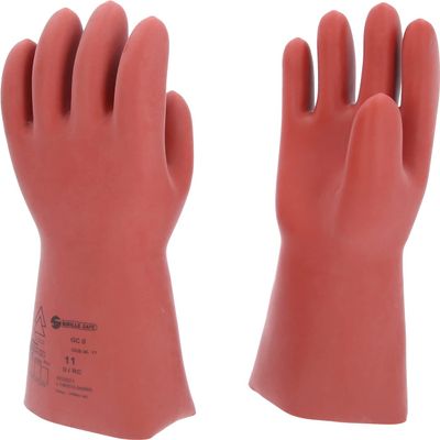KS Tools 117.0070 Electrical Safety Gloves, Size 11, Class 0 [1000 V], Red
