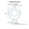 Dolomite Garda Toilet Seat, Heat-Resistant, White, Stainless Steel Hinges view 2