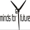 Wall Decal: “minds for future” Quote | Color and Size (Turquoise - 450 mm x 210 mm) view 1