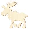 Wooden Moose V2 – Craft Decoration, 5–50 cm, 50-Pack (49 cm) view 1