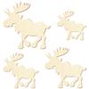 Wooden Moose V2 – Craft Decoration, 5–50 cm, 50-Pack (49 cm) view 2