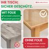 DecoHomeTextil Clear Table Protector with V-Edge, Square, 100 x 225 cm view 3