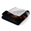 Chickw1 Flannel Throw Blanket, 3D Bulldog Print, 63 x 79 in view 4