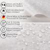 Premium Oval Vinyl Tablecloth, White Pearl Dots, 320 x 150 cm view 3