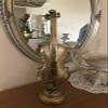 Decorative Violin Sculpture on Stand, Gold, 36 cm view 4
