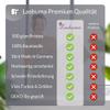 Lashuma Personalized Bath Towel with Name, 100 x 150 cm, Pebble view 4