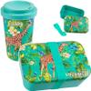 2-Piece Giraffe Jungle Safari Lunch Box and Coffee-to-Go Cup Set view 3