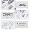 Pangocho Jinchao 304 Stainless Steel Compression Spring, 0.8 x 9 mm, 10 mm Length, 10-Pack view 2