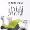 Dental Care Wall Sticker, Dentist Smile Tool Wall and Window Poster, Dental Center Decoration, L701, 56 × 68 cm view 1
