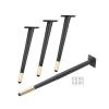 Zlovne Metal Table Legs, Set of 4, Tapered Furniture Legs, 72 cm, Black Gold view 1