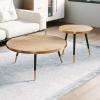 Zlovne Metal Table Legs, Set of 4, Tapered Furniture Legs, 72 cm, Black Gold view 3