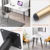 Zlovne Metal Table Legs, Set of 4, Tapered Furniture Legs, 72 cm, Black Gold view 4