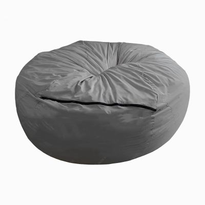 DTLEO Classic Faux Fur Bean Bag Cover, 7 ft, with Inner Sleeve