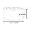 DTLEO Classic Faux Fur Bean Bag Cover, 7 ft, with Inner Sleeve view 3
